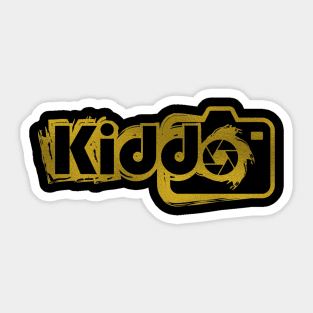 Gold Kiddo Logo Limited Edition Sticker